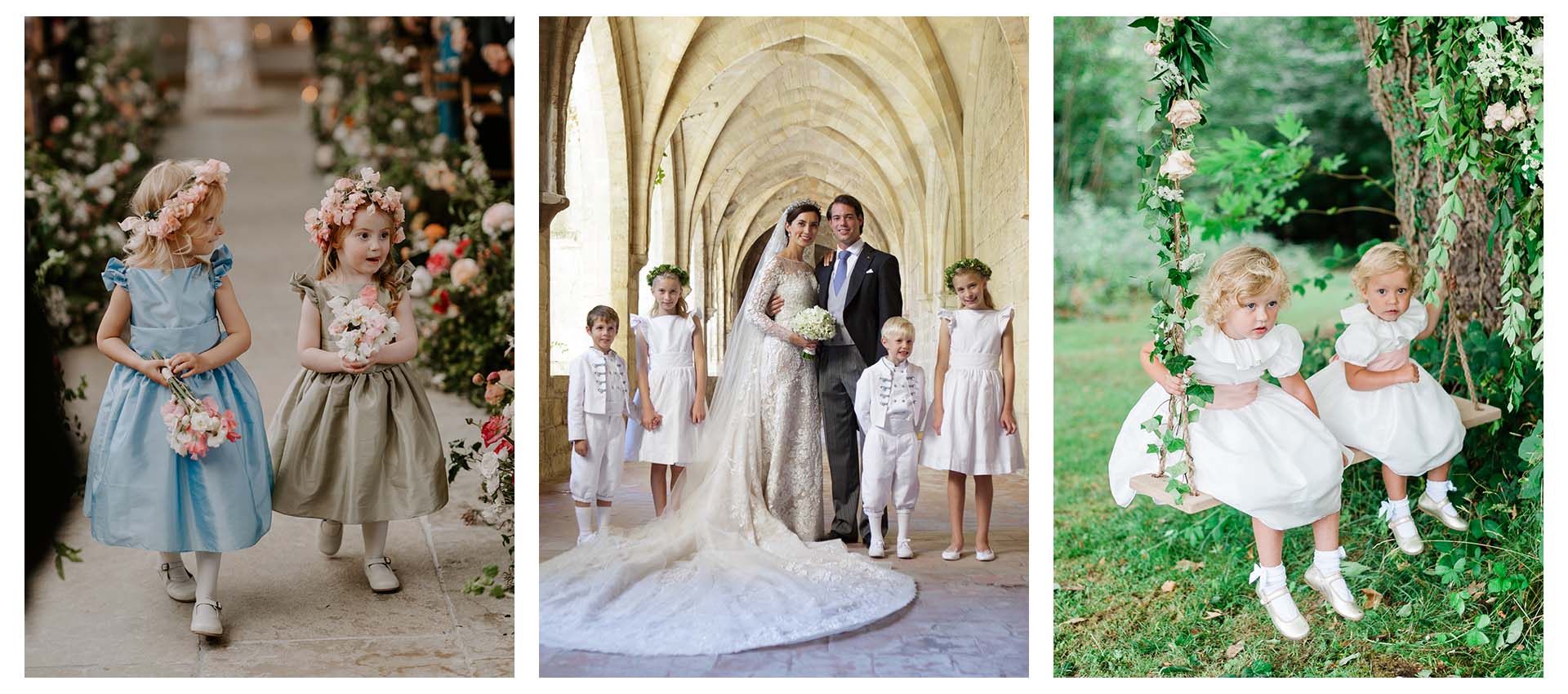 REAL WEDDINGS luxury flower girls and page boys little eglantine - flower girl dresses UK